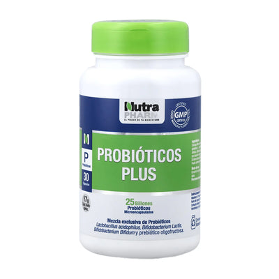Probióticos Plus - 25 Billones - 30 Cápsulas - Farmacias Curie