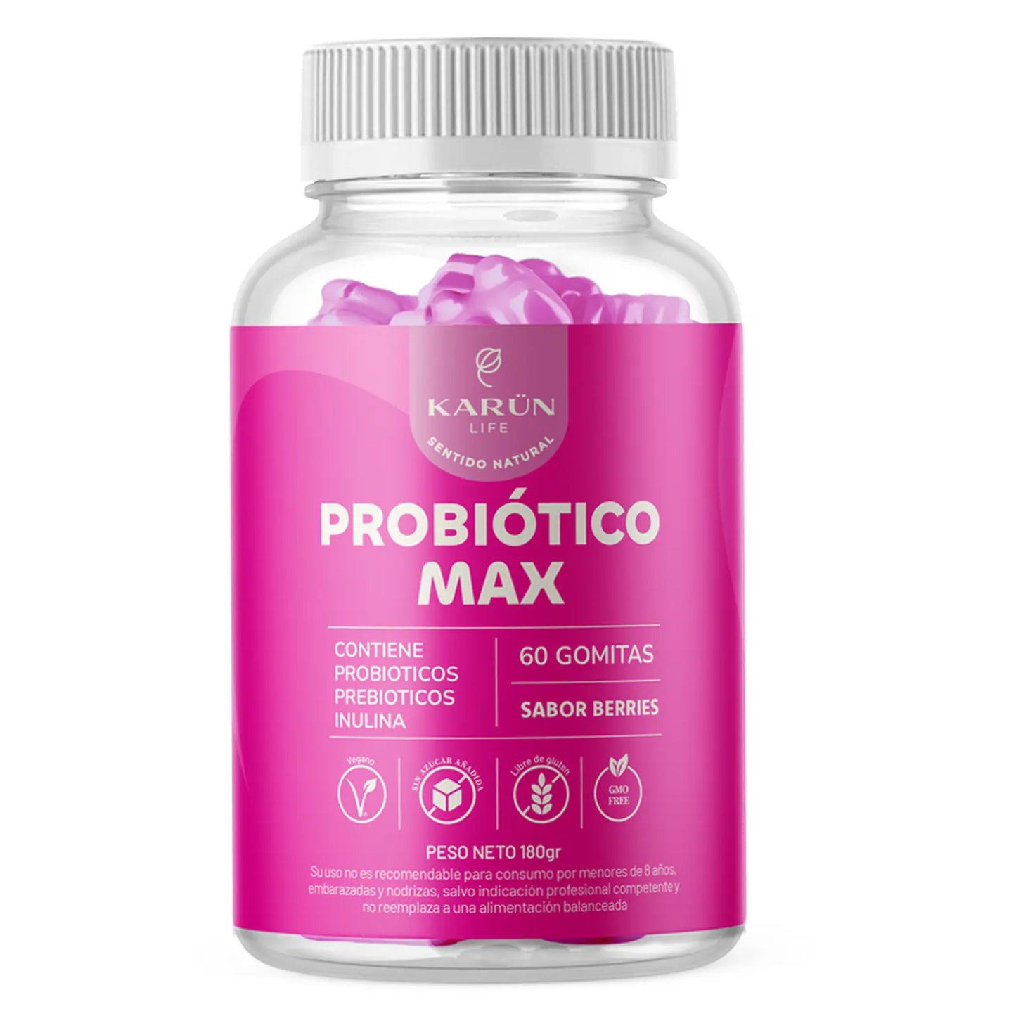 Probiótico Max - 60 Gomitas - Farmacias Curie