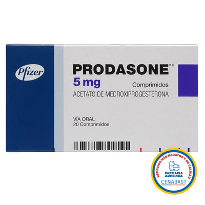Prodasone Comprimidos 5mg Medicamento Cenabast - Farmacias Curie