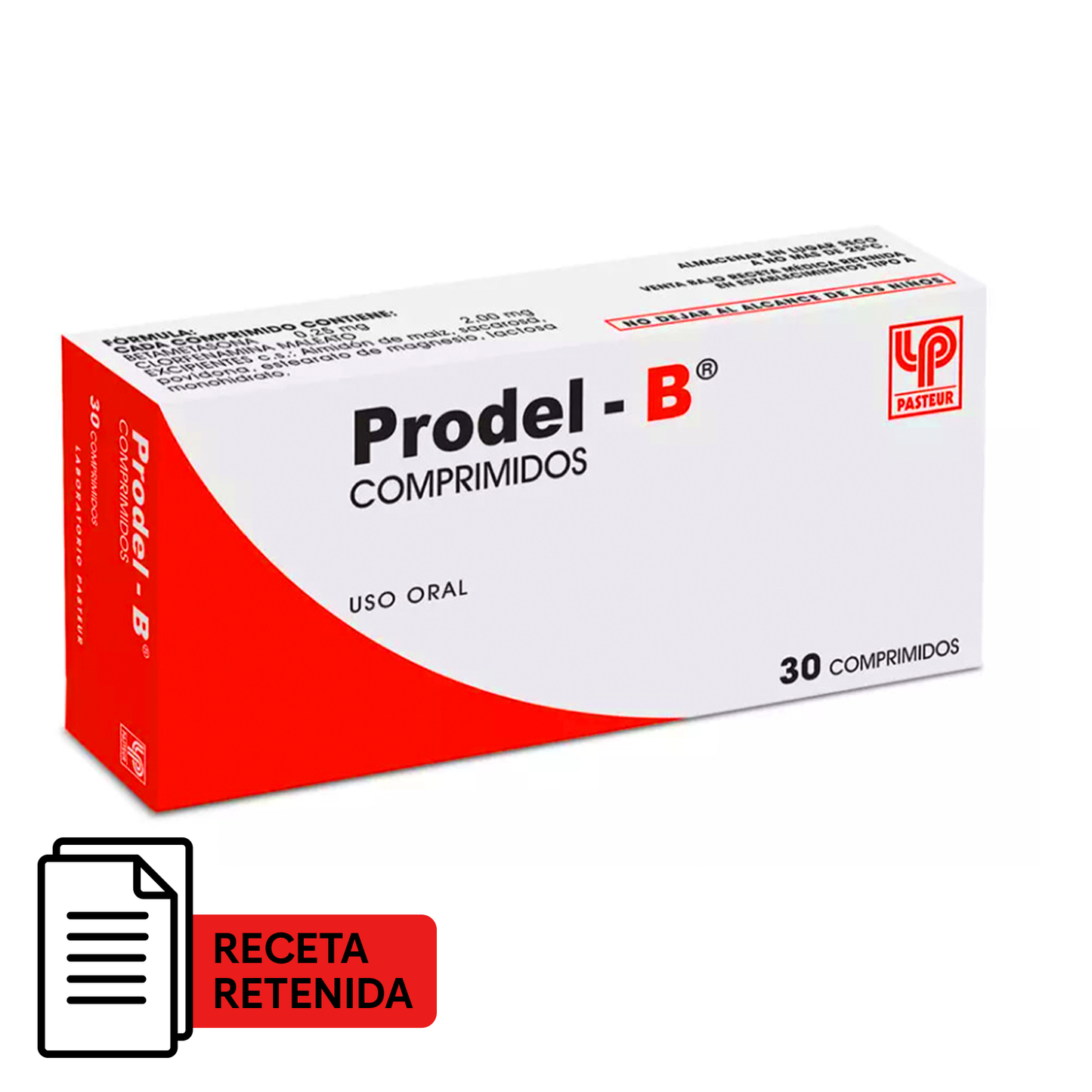 Prodel-B - 30 Comprimidos - Farmacias Curie