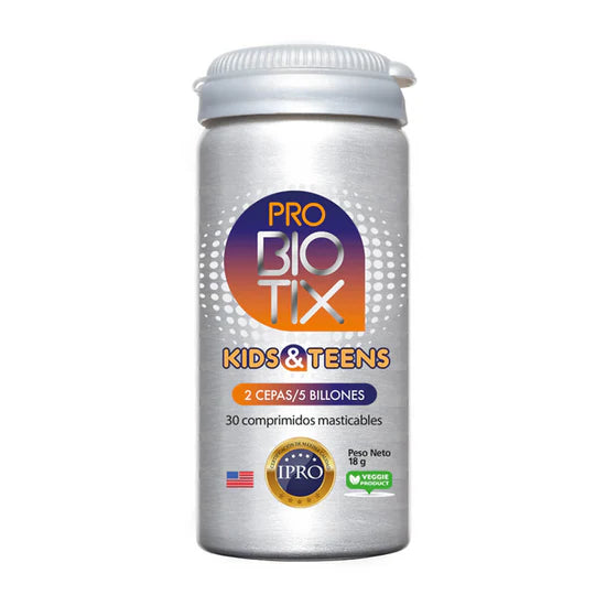 Probiotix Kids & Teens- 30 Comprimidos Masticables - Farmacias Curie