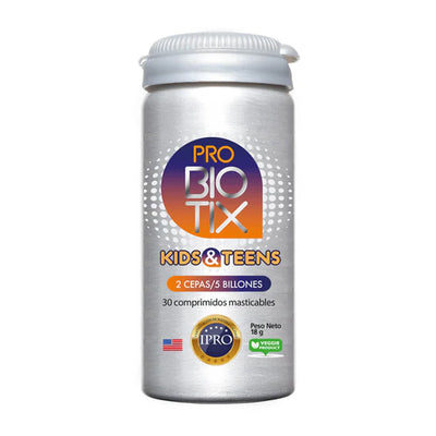 Probiotix Kids & Teens- 30 Comprimidos Masticables - Farmacias Curie