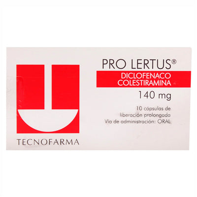 Pro Lertus Comprimidos 140mg - Farmacias Curie