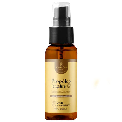 Propóleo Jengibre Spray - Farmacias Curie