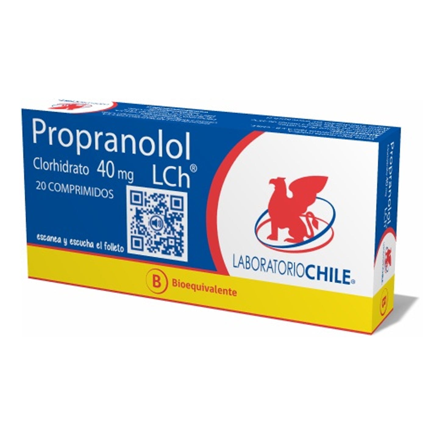 Propranolol Comprimidos 40mg - Farmacias Curie