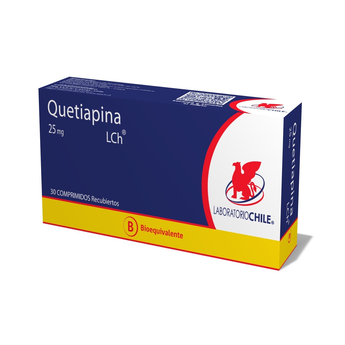 Quetiapina Comprimidos Recubiertos 25mg - Farmacias Curie