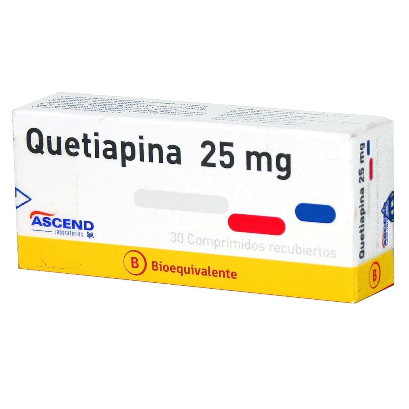 Quetiapina Comprimidos Recubiertos 25mg. - Farmacias Curie