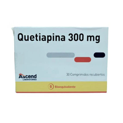 Quetiapina Comprimidos Recubiertos 300mg - Farmacias Curie