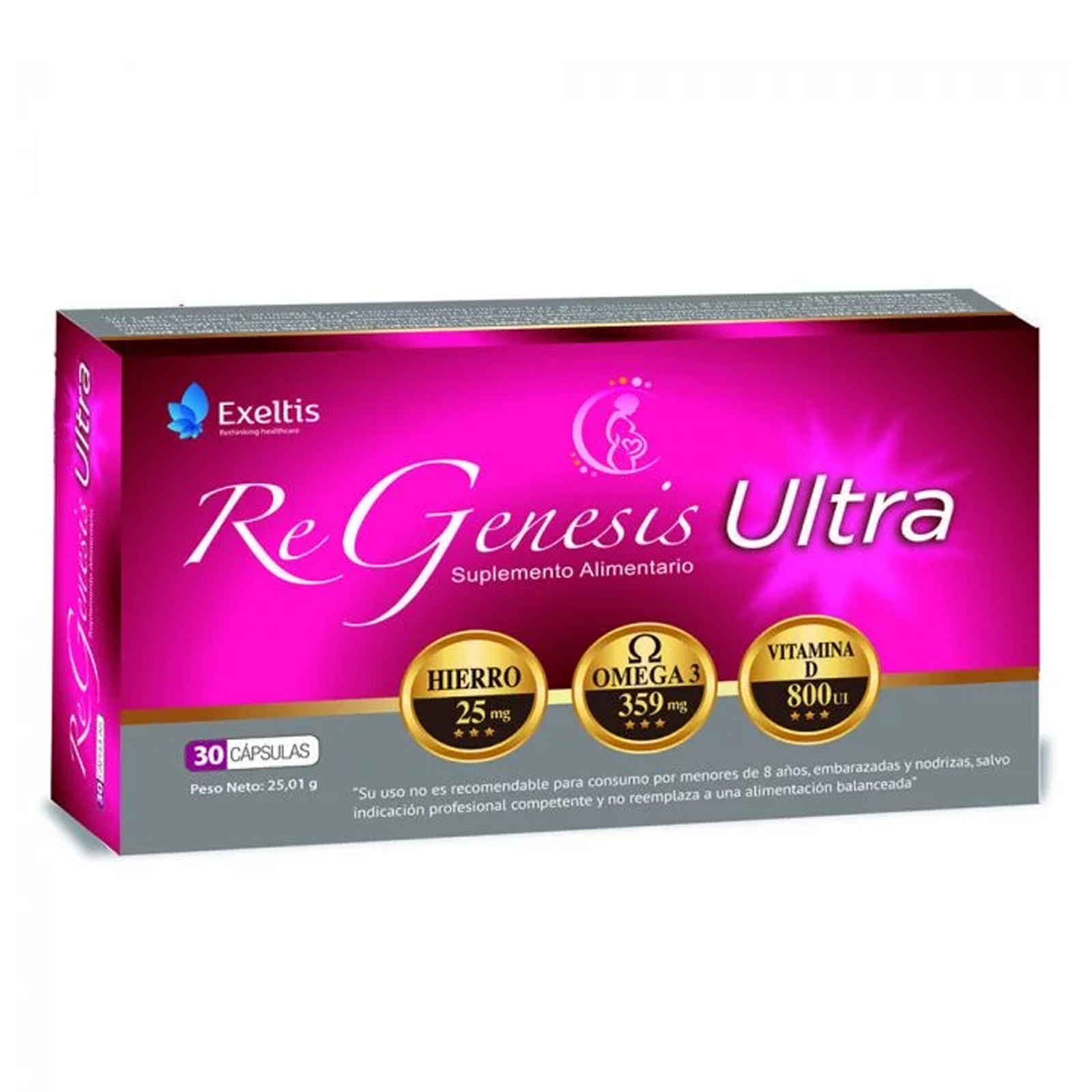 ReGenesis Ultra Cápsulas - Farmacias Curie