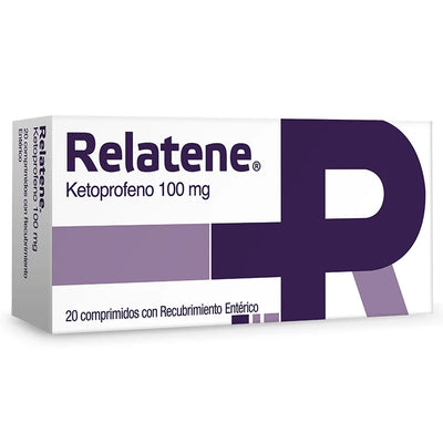 Relatene Comprimidos con Recubrimiento Entérico 100mg - Farmacias Curie