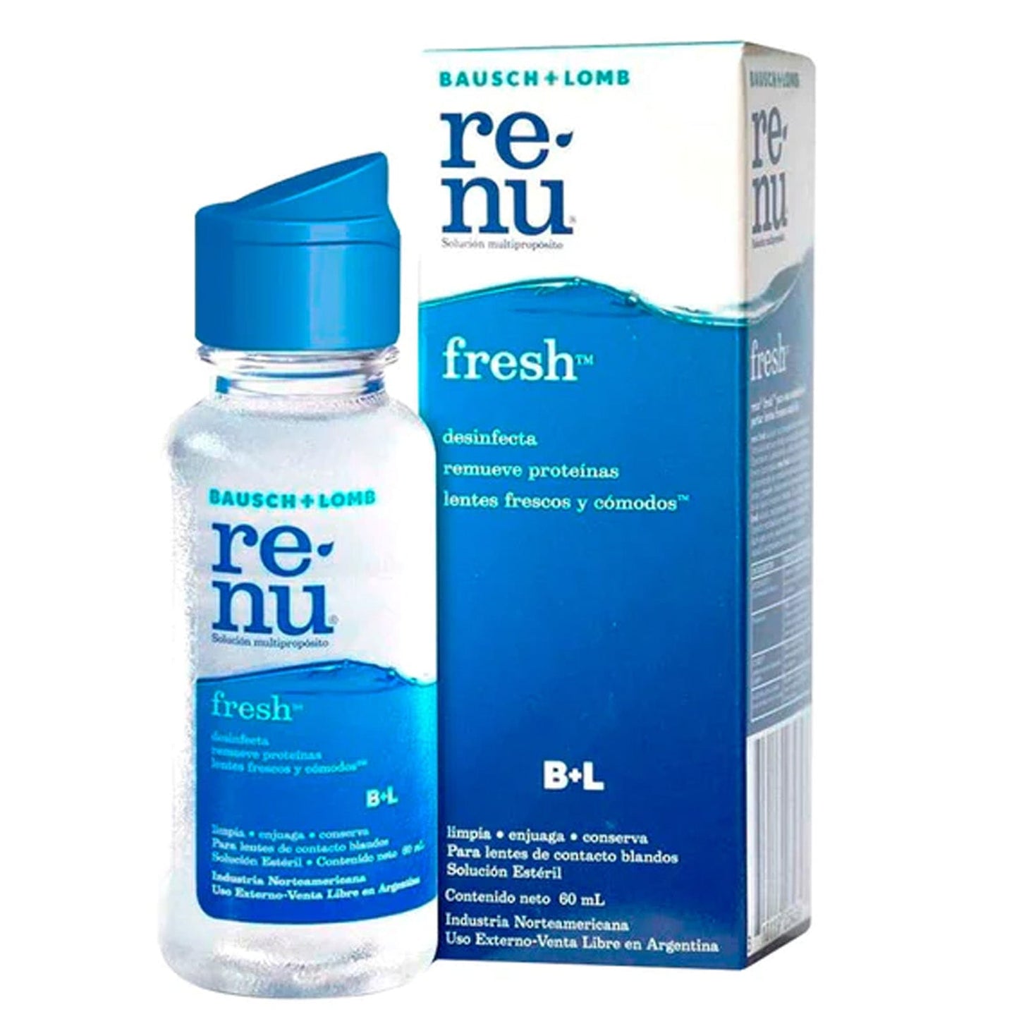 Renu Fresh Solución - 60ml - Farmacias Curie