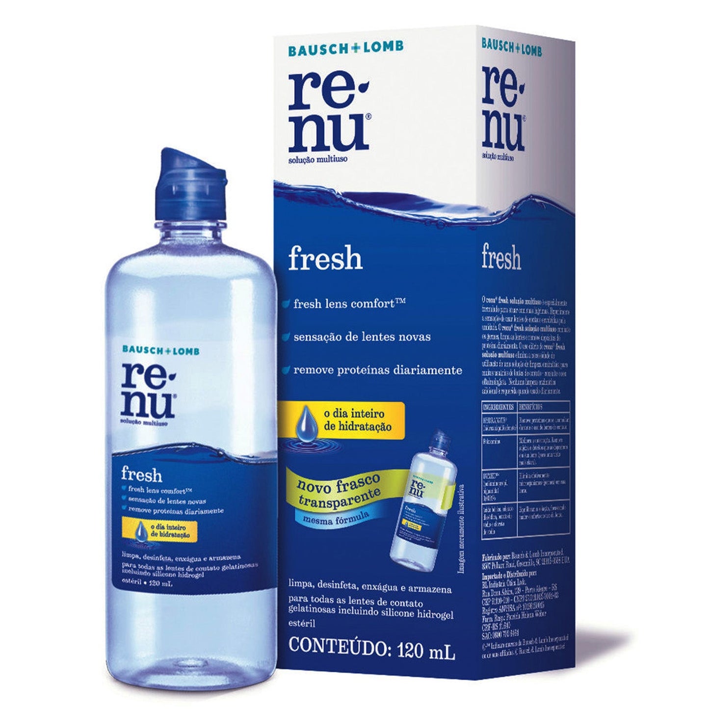 Renu Fresh Solución - 120ml - Farmacias Curie