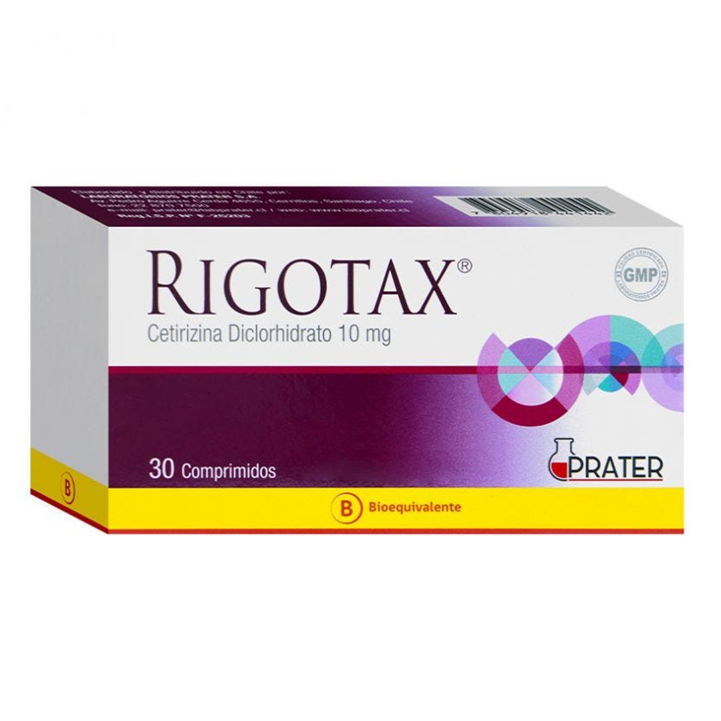 Rigotax Comprimidos 10mg - 30 Comprimidos - Farmacias Curie