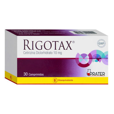 Rigotax Comprimidos 10mg - 30 Comprimidos - Farmacias Curie