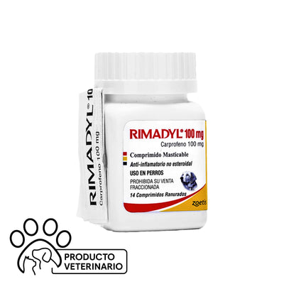 Rimadyl Comprimidos Masticables 100mg - Farmacias Curie