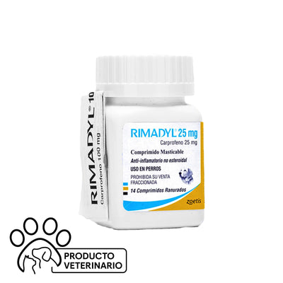 Rimadyl Comprimidos Masticables 25mg - Farmacias Curie