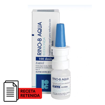 Rino-B Aqua Suspensión Nasal 100mcg - Farmacias Curie