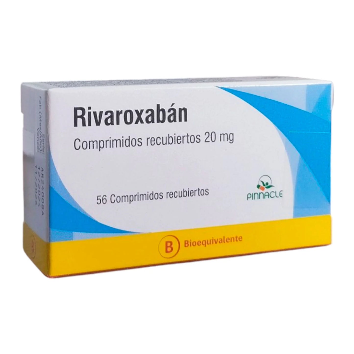 Rivaroxaban 20mg - 56 Comprimidos Recubiertos - Farmacias Curie
