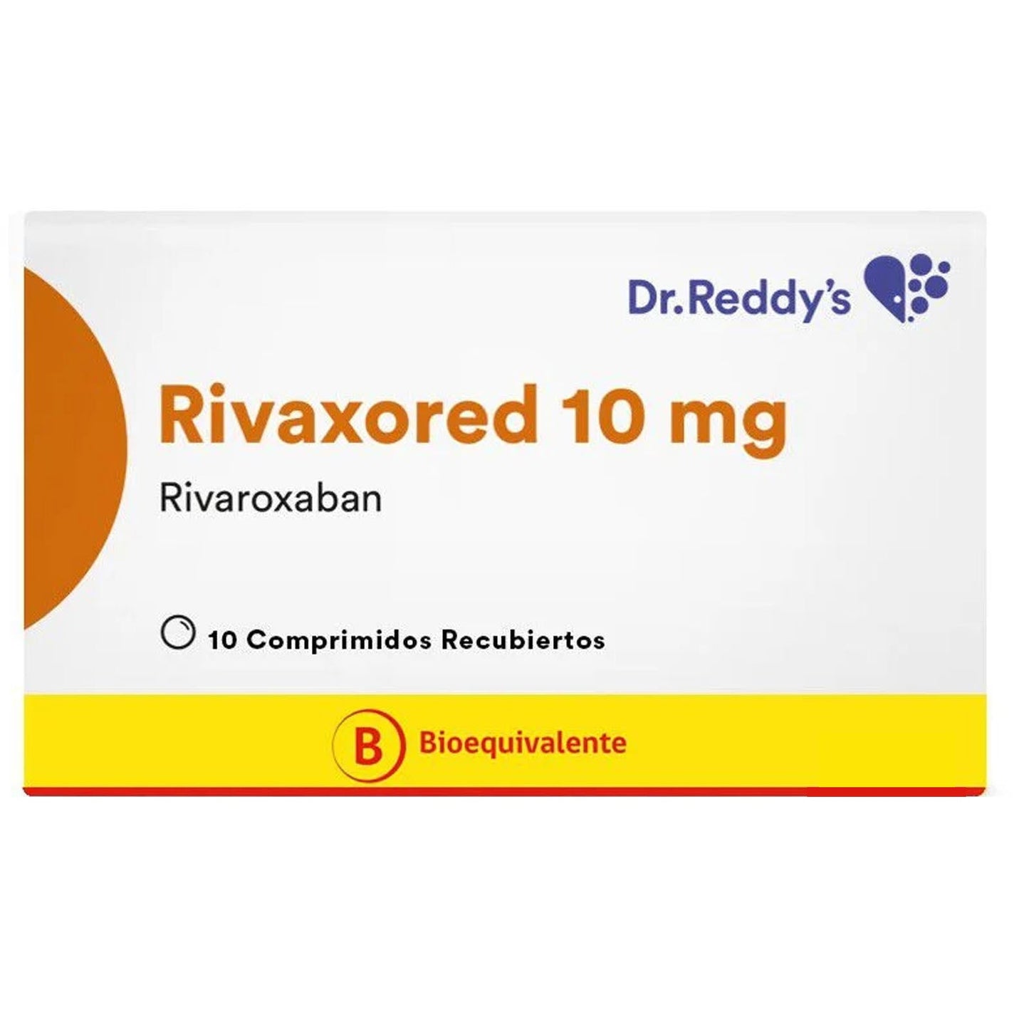 Rivaxored 10mg - 10 Comprimidos Recubiertos - Farmacias Curie
