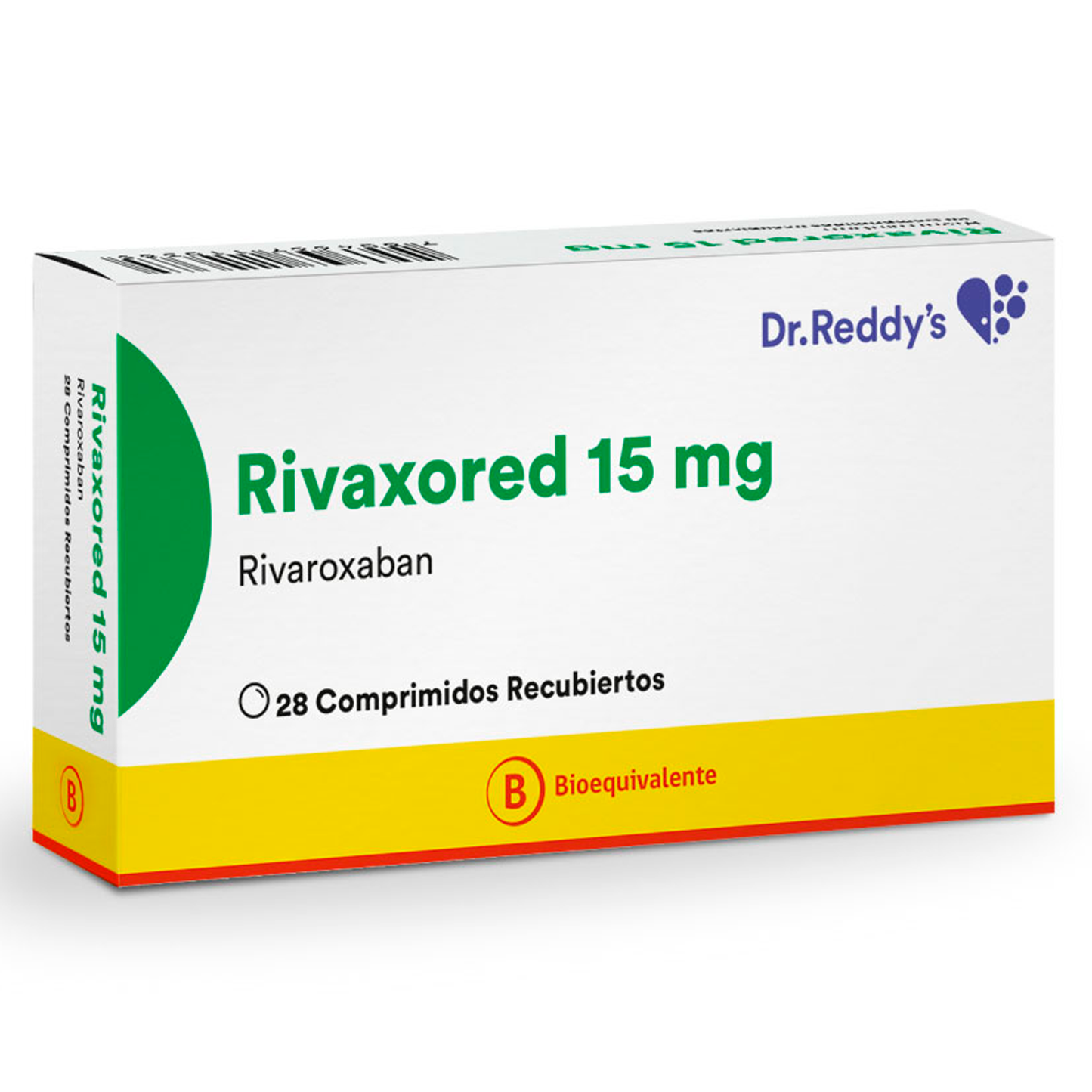 Rivaxored 15mg - 28 Comprimidos Recubiertos - Farmacias Curie