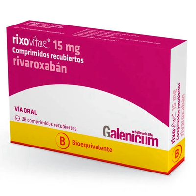 Rixovitae 15mg - 28 Comprimidos Recubiertos - Farmacias Curie