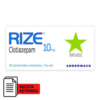 Rize Comprimidos Recubiertos 10mg - Farmacias Curie