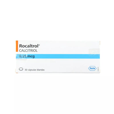 Rocaltrol 0,25 mcg - 30 Cápsulas Blandas - Farmacias Curie