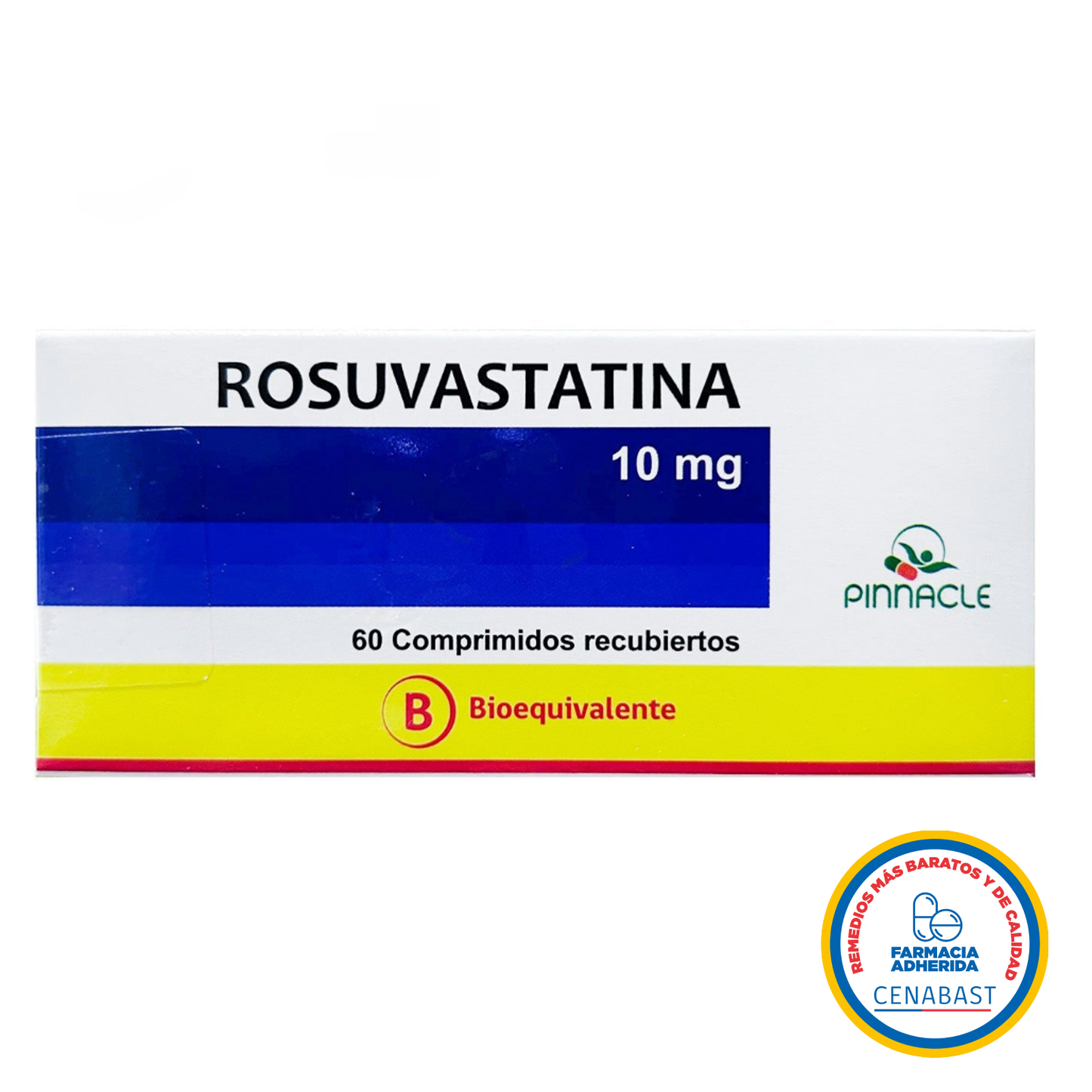 Rosuvastatina Comprimidos Recubiertos 10mg Medicamento Cenabast - Farmacias Curie