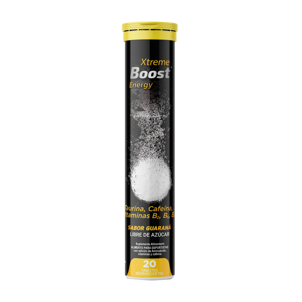 Xtreme Boost Energy Sabor Guaraná - 20 Tabletas Efervescentes - Farmacias Curie