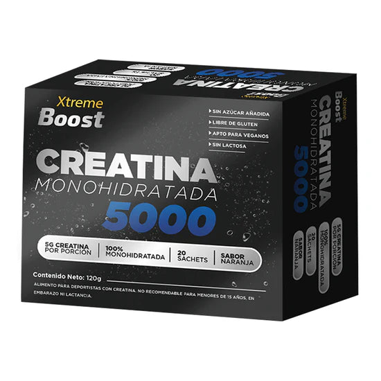 Creatina Xtreme Boost 5g - 20 sobres - Farmacias Curie