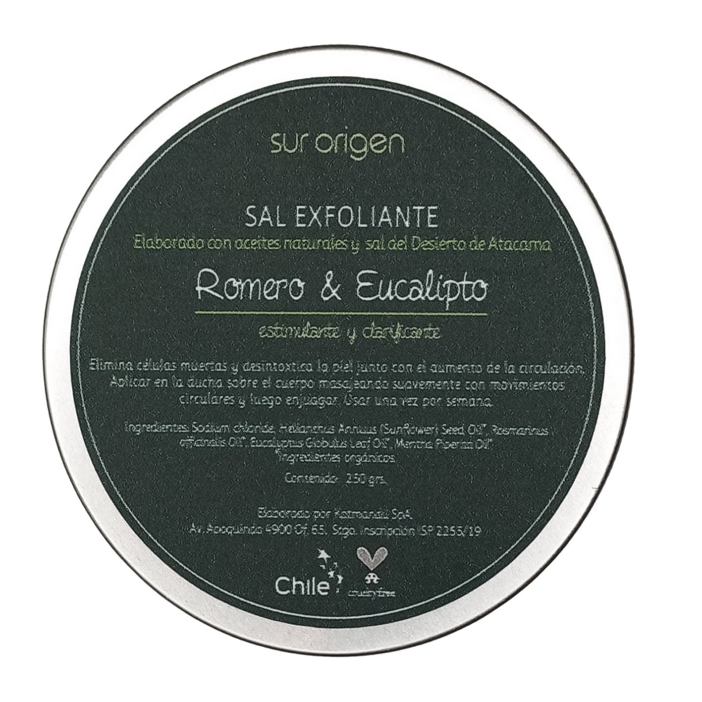 Katmandú Sal Exfoliante Romero & Eucalipto - Farmacias Curie