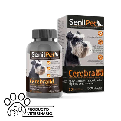 Senilpet Cerebral 5 Comprimidos - Farmacias Curie
