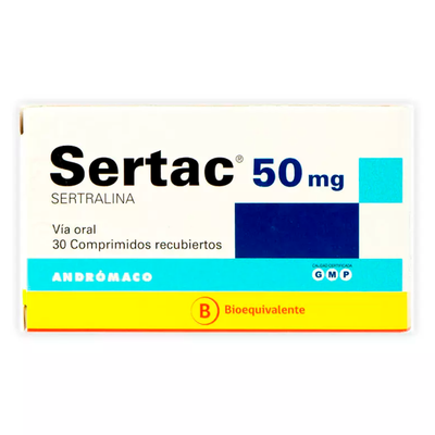 Sertac Comprimidos 50mg - Farmacias Curie