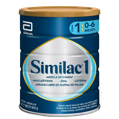 Similac 1 Fórmula Láctea - 800 gramos - Farmacias Curie