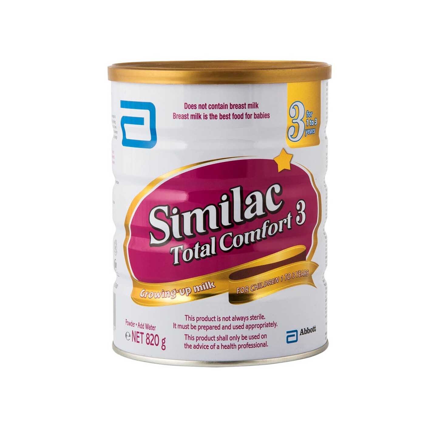 Similac Total Comfort 3 Fórmula Láctea - 820 gramos - Farmacias Curie