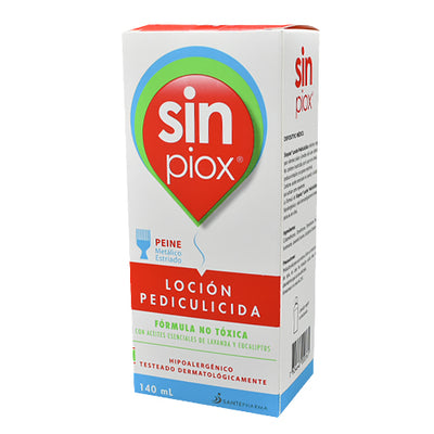 Sinpiox Loción Pediculicida 100 ml - Farmacias Curie