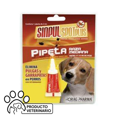 Sinpul Spot Pipeta Raza Mediana - Farmacias Curie