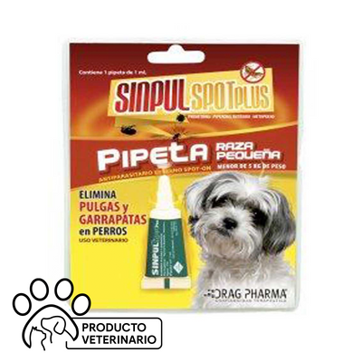 Sinpul Spot Pipeta Raza Pequeña - Farmacias Curie
