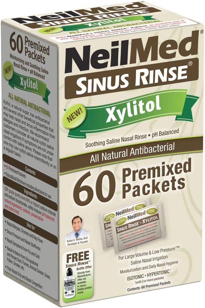 Sinus Rinse Xylitol - 60 Sobres - Farmacias Curie