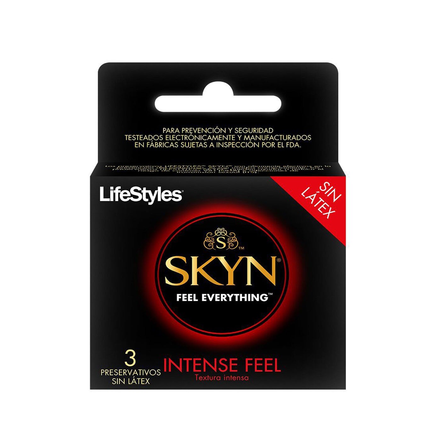 Lifestyles Skyn Intense - 3 unidades - Farmacias Curie