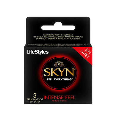 Lifestyles Skyn Intense - 3 unidades - Farmacias Curie