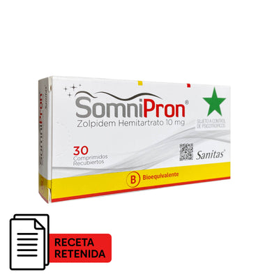 Somnipron Comprimidos Recubiertos 10mg - Farmacias Curie