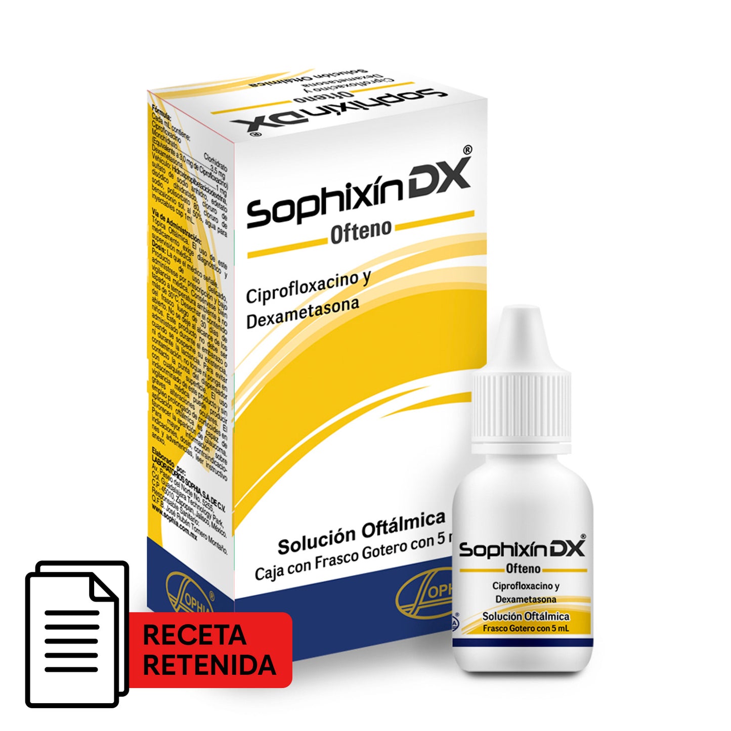 Sophixin DX Solución Oftálmica - 5 mL - Farmacias Curie