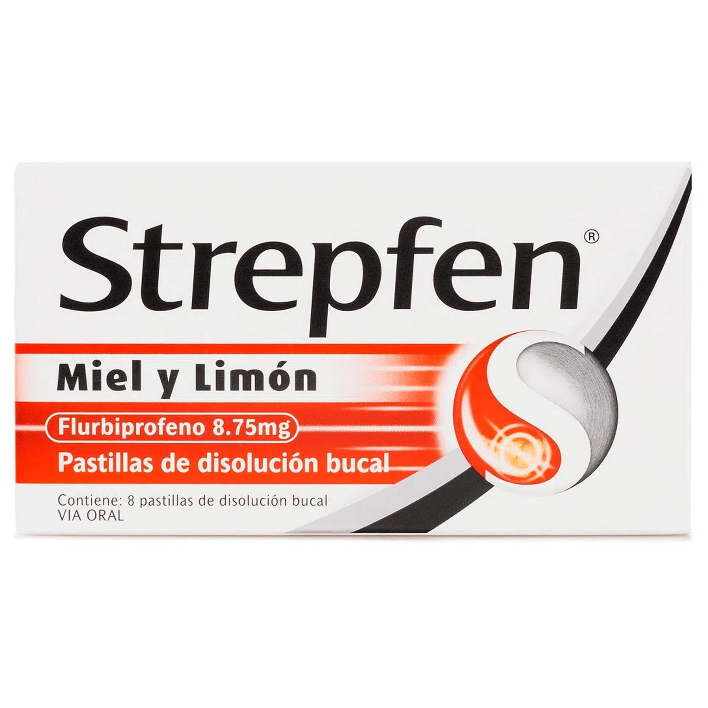 Strepfen - 8 Comprimidos de Disolución Bucal - Farmacias Curie