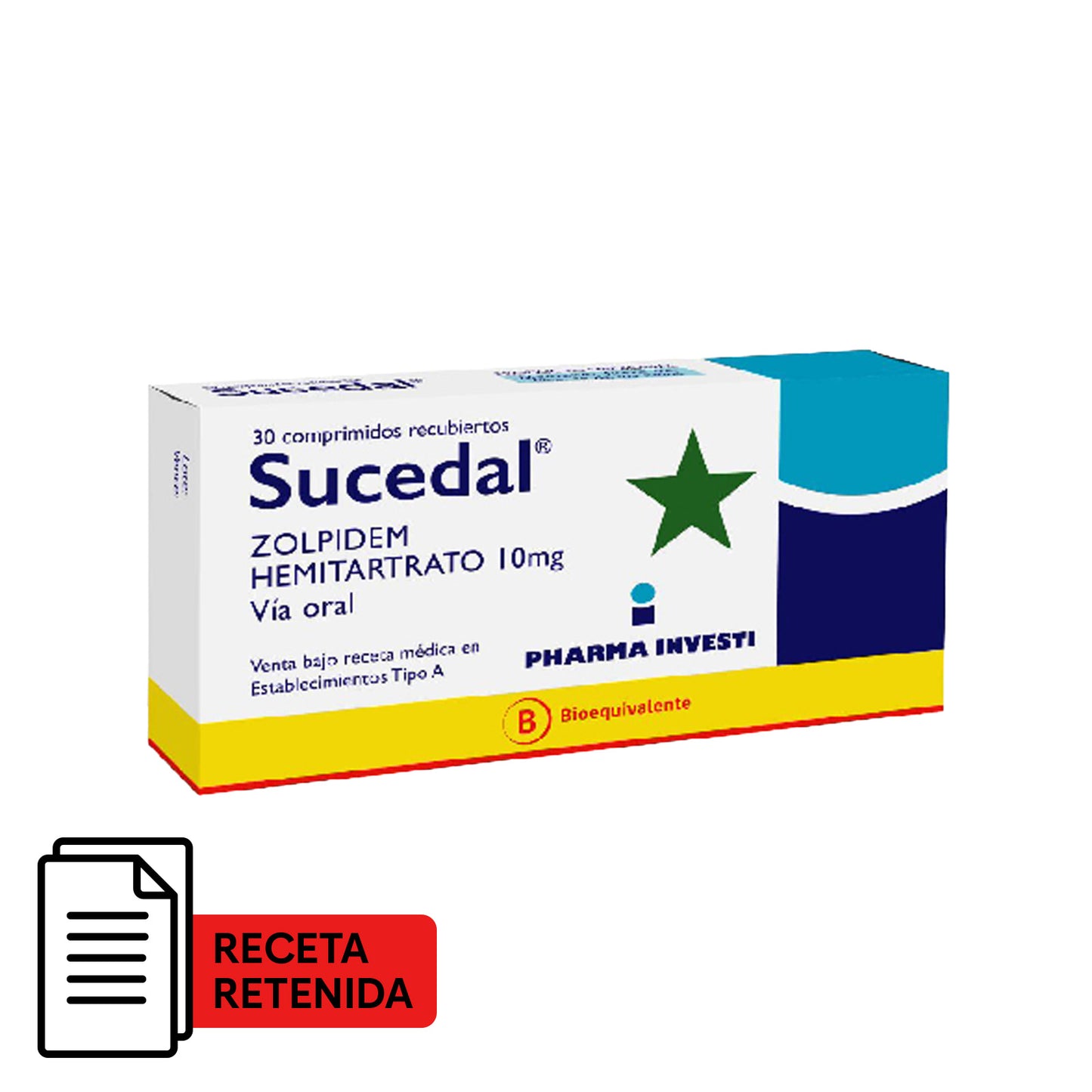 Sucedal Comprimidos Recubiertos 10mg - Farmacias Curie