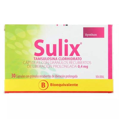 Sulix Cápsulas con Gránulos Recubiertos de Liberación Prolongada - 30 unidades