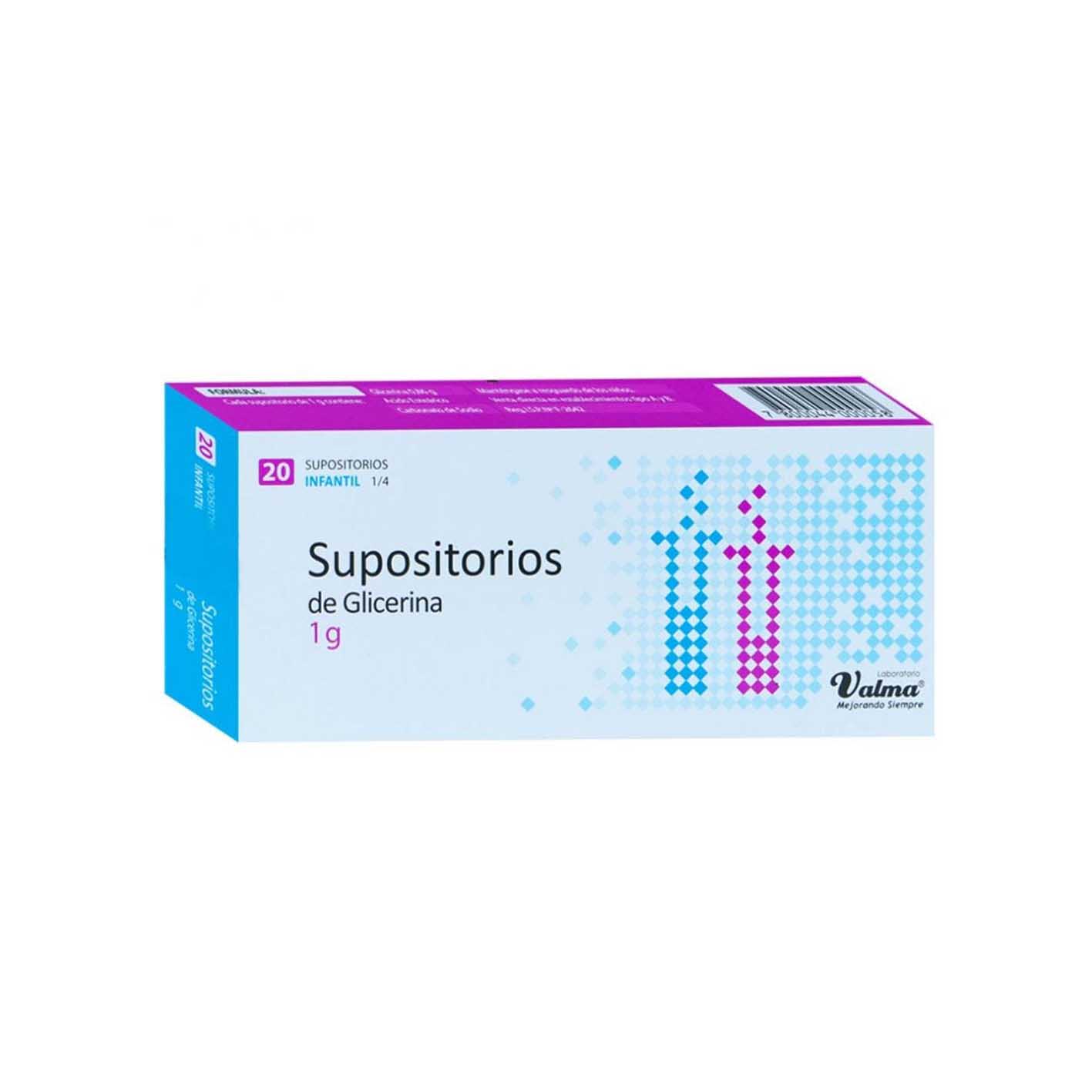 Supositorios de Glicerina Infantil 1g - Farmacias Curie
