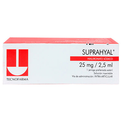 Suprahyal Solución Inyectable 25mg / 2,5ml - Farmacias Curie