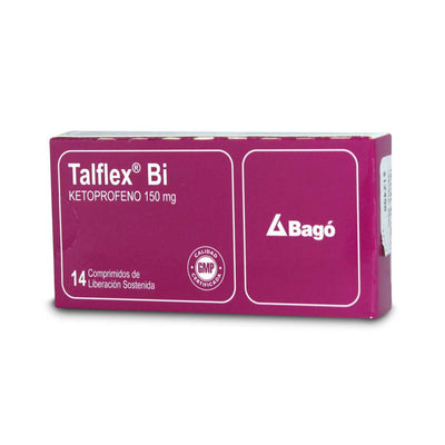 Talflex Bi Comprimidos de Liberación Prolongada 150mg - Farmacias Curie