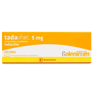 Tadavitae 5 mg 14 Comprimidos Recubiertos - Farmacias Curie
